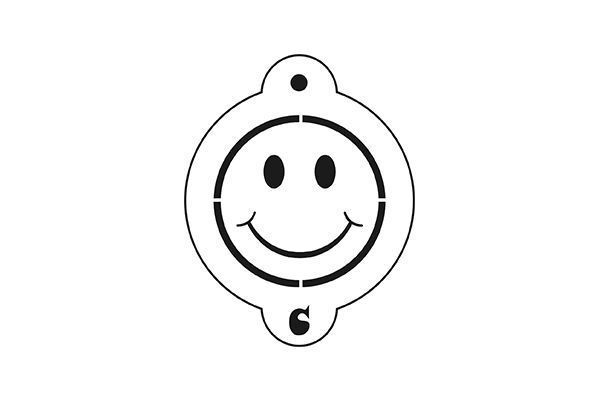 Schablone / Stencil - Smiley